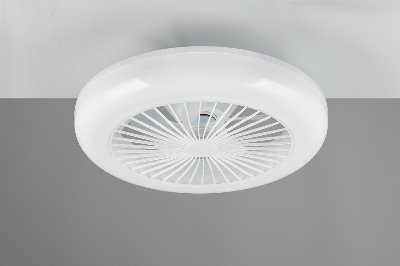 Plafoniera cu ventilator Mora, RL, 45x14 cm, 13W, 1x SMD, plastic, alb - view 3