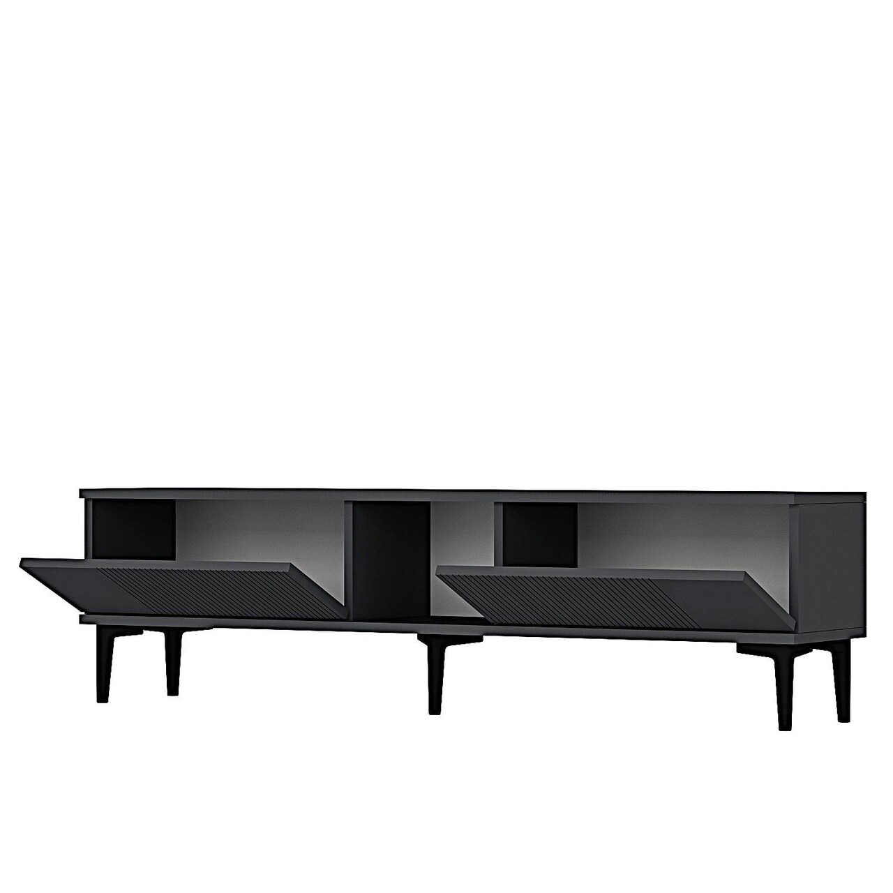 Comoda TV, Hanah Home, Corsa 150, 150x40.5x32 cm, Antracit - imagine 5