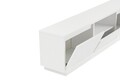 Comoda TV, Nordure, Vanguard, 160x42x29 cm, PAL, Alb natural