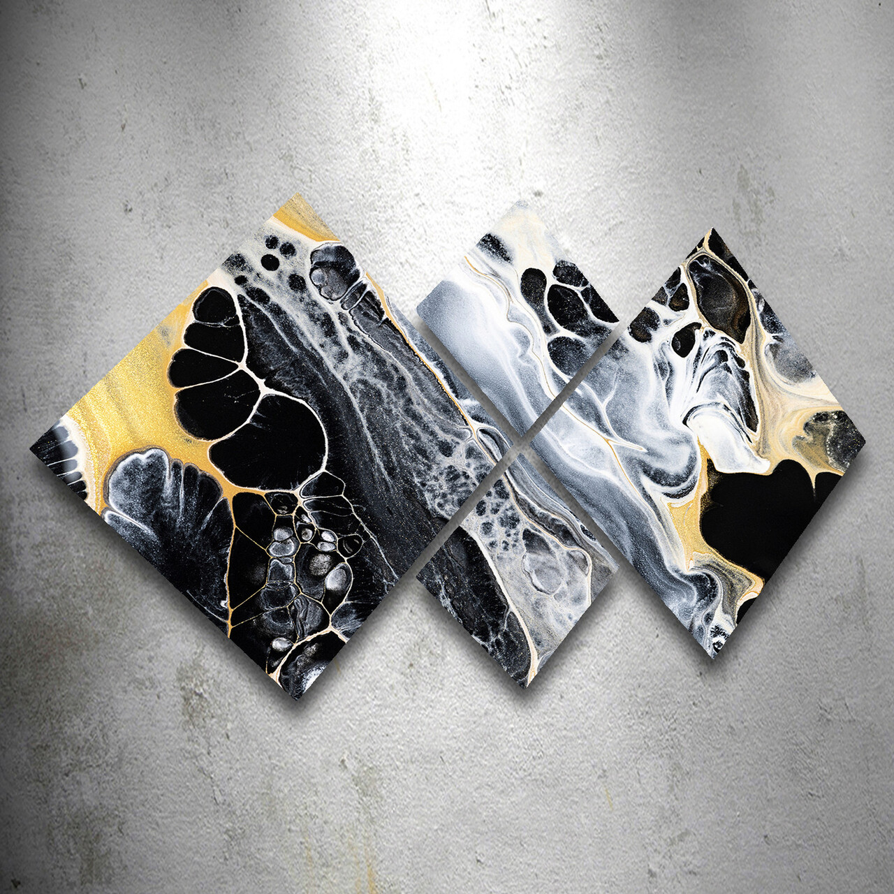 Set 4 tablouri decorative, 4MDF30803112894, MDF, Imprimat UV, Multicolor - 1 | YEO