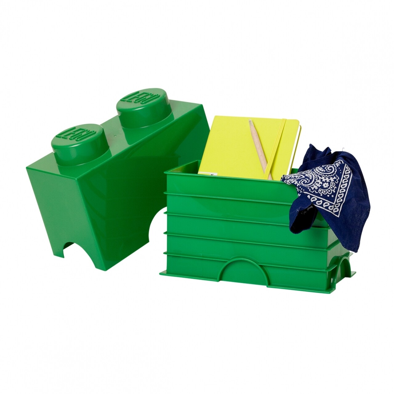 Cutie De Depozitare LEGO, 2600 Ml, Polipropilena, Verde