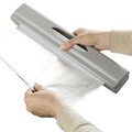Dispenser cu lama pentru folie alimentara Maximex, Cutter, 38x6.7x5.2 cm, plastic, gri/argintiu
