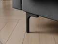 Canapea extensibila 3 locuri ELTAP, Roneyy, 212x89x86 cm, lemn/poliester, gri inchis