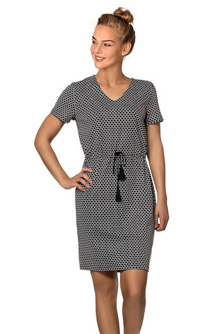 Camasa de noapte, 995mre1423 - s/m, miorre, bumbac, negru