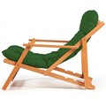 Set masa si scaune de gradina, Meya Dekor, My007, Lemn de fag, Verde / Natural