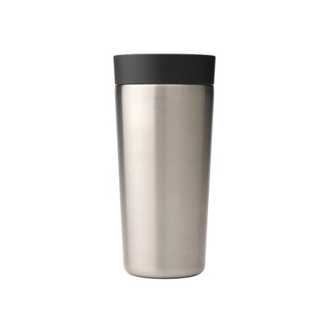 Cana termos, Brabantia, Make&Take, 8.1x17.3 cm, 360 ml, otel, gri inchis