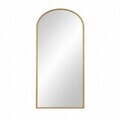 Oglinda Cheval, Hanah Home, Oval 100x180, 100x180x1.5 cm, Auriu