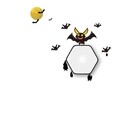 Sticker decorativ cu tabla de scris Bat, Mauro Ferretti, 140x130 cm, plastic