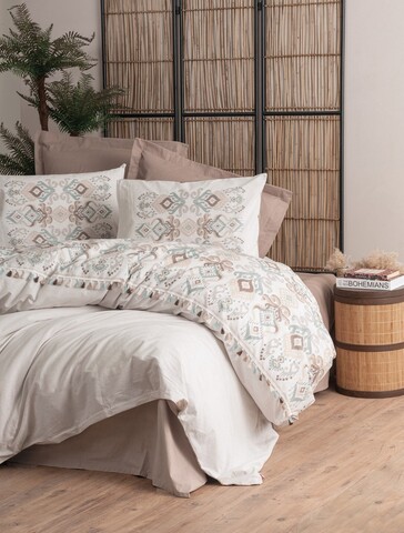 Lenjerie de pat dubla, Asilo - Brown, Cotton Box, Bumbac Ranforce