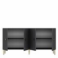 Consola, Hanah Home, Squarel 150, 150x75x32 cm, Antracit
