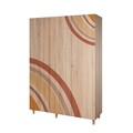 Dulap pentru haine, Vella, Lena 3 -978, 135x192x52 cm, PAL, Sonomo