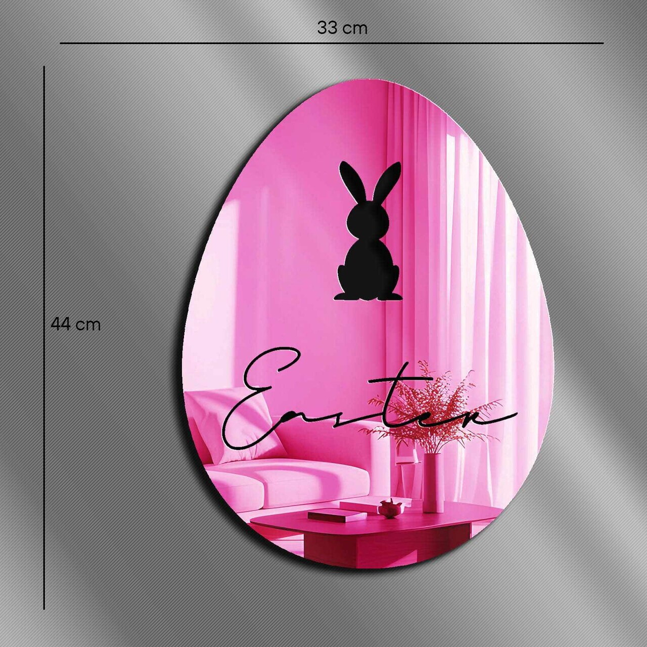 Oglinda decorativa, EAS006PINK, Baza din 100% EVA (Grosime: 10 mm), Roz — imaginea 4
