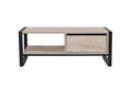 Masuta de cafea, Kalune Design, Haldizen, Travertin / Negru