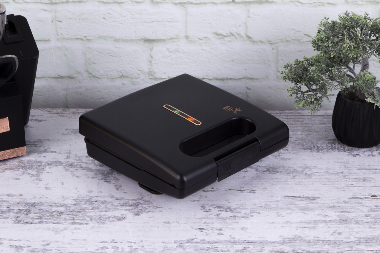 Gratar electric Berlinger Haus, Black Rose, 650W-780W, 22.5x13 cm, aluminiu, negru - imagine 3