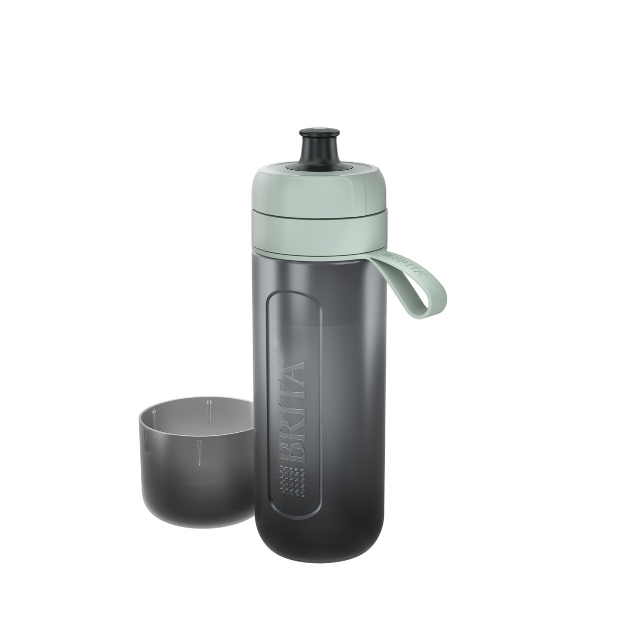 Sticla filtranta BRITA Active 600 ml (Darkgreen) + 2 filtre MicroDisc - imagine 4