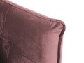 Canapea extensibila, Canna, Mazzini Sofas, 3 locuri, 225x100x85 cm, catifea, roz