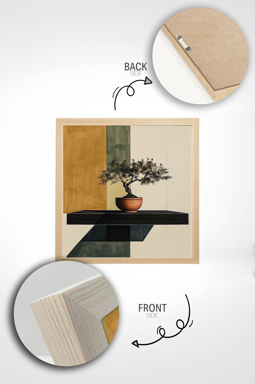 Tablou decorativ, Artkare5, Lemn masiv, MDF (Grosime: 5 mm), Multicolor - view 4