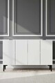 Consola, Hanah Home, Didema 120, 120x79x32 cm, Alb