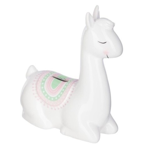 Pusculita Lama, 158492, 16.2 x 8 x 18.7 cm, ceramica, alb