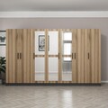 Dulap pentru haine, Minerva, Kale, 315x210x52 cm, PAL, Dore