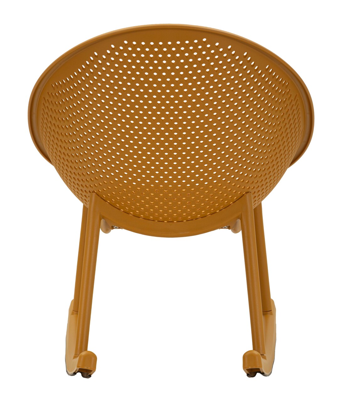 Set 2 scaune balansoar, Mauro Ferretti, Ibiza, 66x88x80 cm, utilizare interior / exterior,  plastic, mustar - view 6