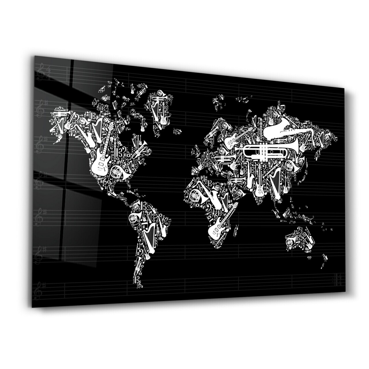 Tablou decorativ, CAM-3024, Dimensiune: 35 x 55 cm, Multicolor — imaginea 5