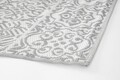 Covor cu doua fete Shiraz, Bizzotto, 150 x 210 cm, polipropilena, alb/gri