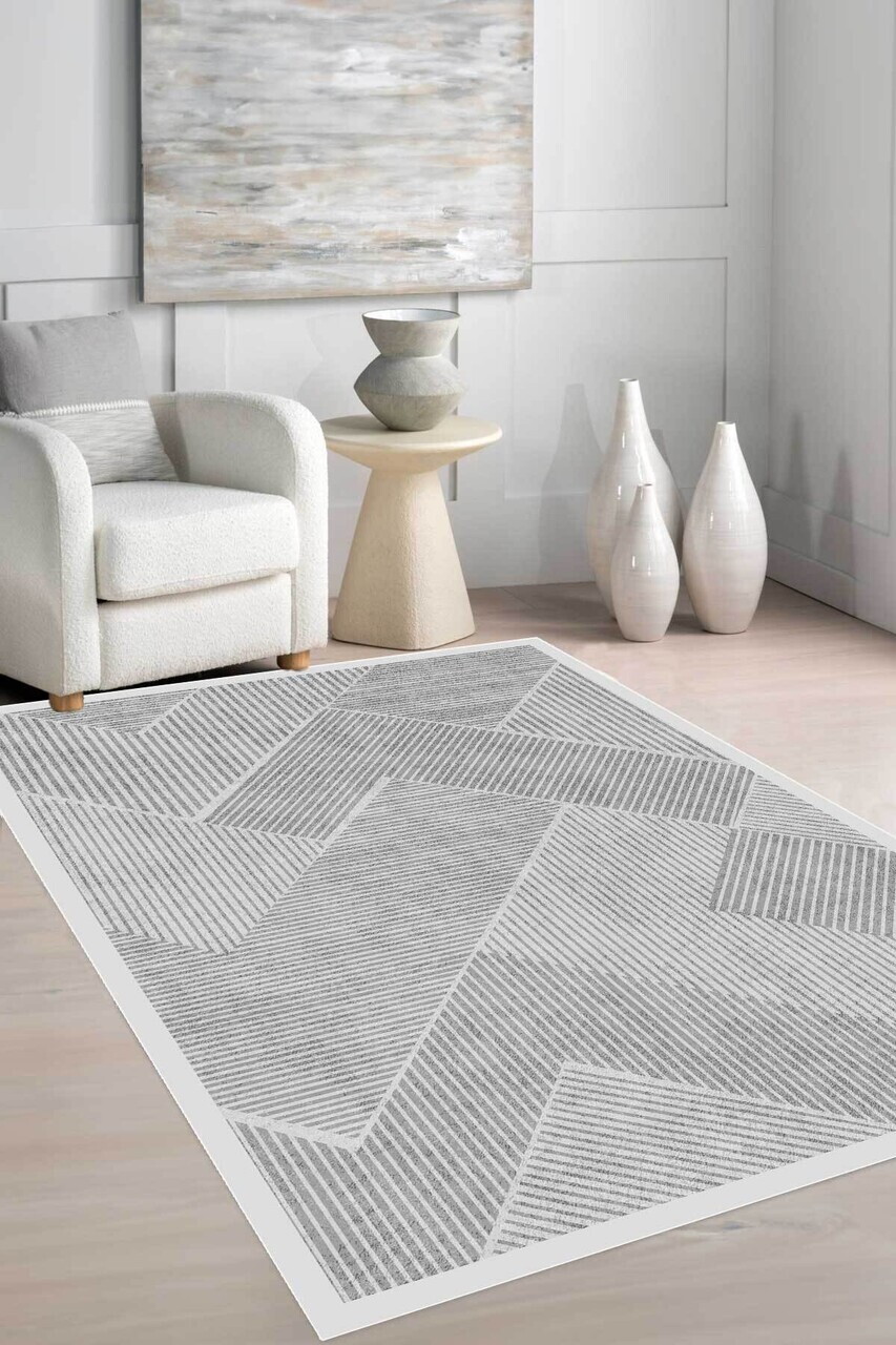 Covor, CLR-7214-43, 200x300 cm, Poliester, Gri
