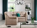 Coltar extensibil dreapta 3 locuri ELTAP, LII-067, Lord II, 243x195x112 cm, lemn/poliester, bej inchis
