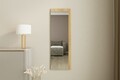 Oglinda decorativa, Siam, Lariya, 40x120x2.2 cm, MDF , Alb / Natural