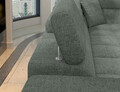 Coltar extensibil stanga 4 locuri ELTAP, LT-100TOU, Eridano, 275x202x88 cm, lemn/poliester, verde inchis