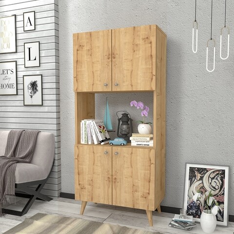 Bufet RF.110.001.004, Gauge Concept, 60x32x135 cm, PAL, stejar 60x32x135
