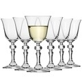 Set 6 pahare pentru vin alb, Krosno, Krista, 150 ml, sticla cristal
