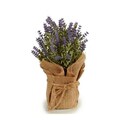 Floare artificiala Lavanda, Ibergarden, 13x13x25 cm, plastic/pluta