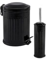 Set de baie, Dynasty, 960DYN1940, Metal , Dimensiune: 33,5 x 20,5 cm / 5000 ml (1 bucată) , Negru