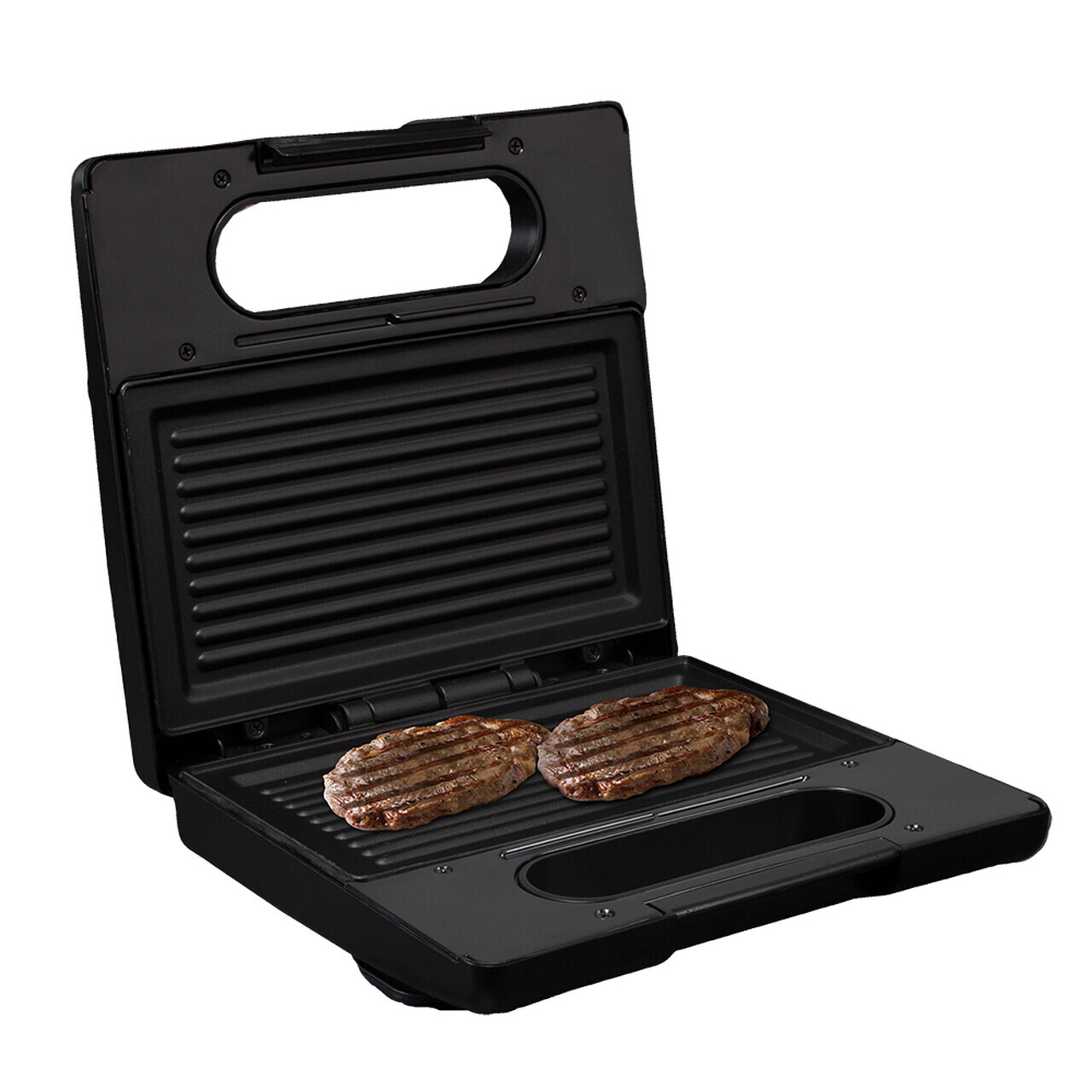 Gratar electric Berlinger Haus, Black Rose, 650W-780W, 22.5x13 cm, aluminiu, negru - imagine 8