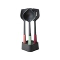 Set 4 ustensile de bucatarie + suport, Brabantia, Tasty+, 11.6x11.6x33 cm, plastic, multicolor