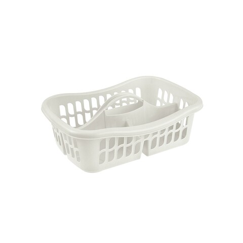 Cos multifunctional, Tontarelli, 38 x 27 x 13.5 cm, plastic, crem/alb