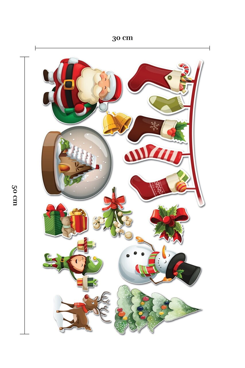 Sticker decorativ, 309030, 30 x 50 cm, Multicolor — imaginea 2