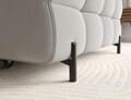 Coltar extensibil dreapta 3 locuri ELTAP, RT-04SO, Felro, 285x181x93 cm, lemn/poliester, gri inchis