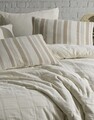 Lenjerie de pat dubla, Jade - Beige, Şaheser, Bumbac