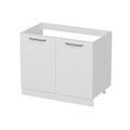 Dulap pentru bucatarie, Hanah Home, Minar, 100x87x58 cm, Alb