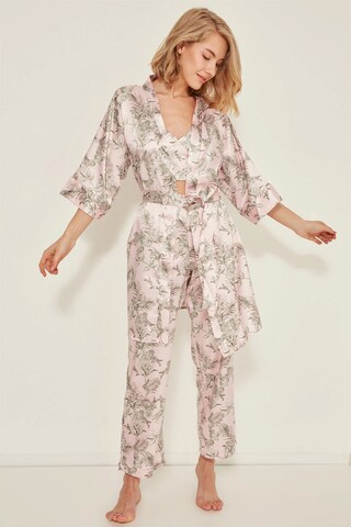 Set pijamale dama, 637BNC1393 – XL, Benicia, Poliester, Multicolor Benicia