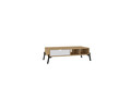 Masuta de cafea, Puqa Design, Serpa, 100x28.2x50 cm, PAL, Stejar Safir / Alb