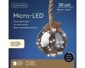 Decoratiune luminoasa Ball w rope, Lumineo, 30 LED-uri, 14x80 cm