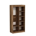 Dulap pentru haine, Arnetti, Akser, 90x180x45 cm, PAL, Nuc deschis / Bej