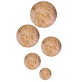 Set 5 decoratiuni de perete, Marble v1, metal, lucrat manual, Ø7 - 27 cm, multicolor