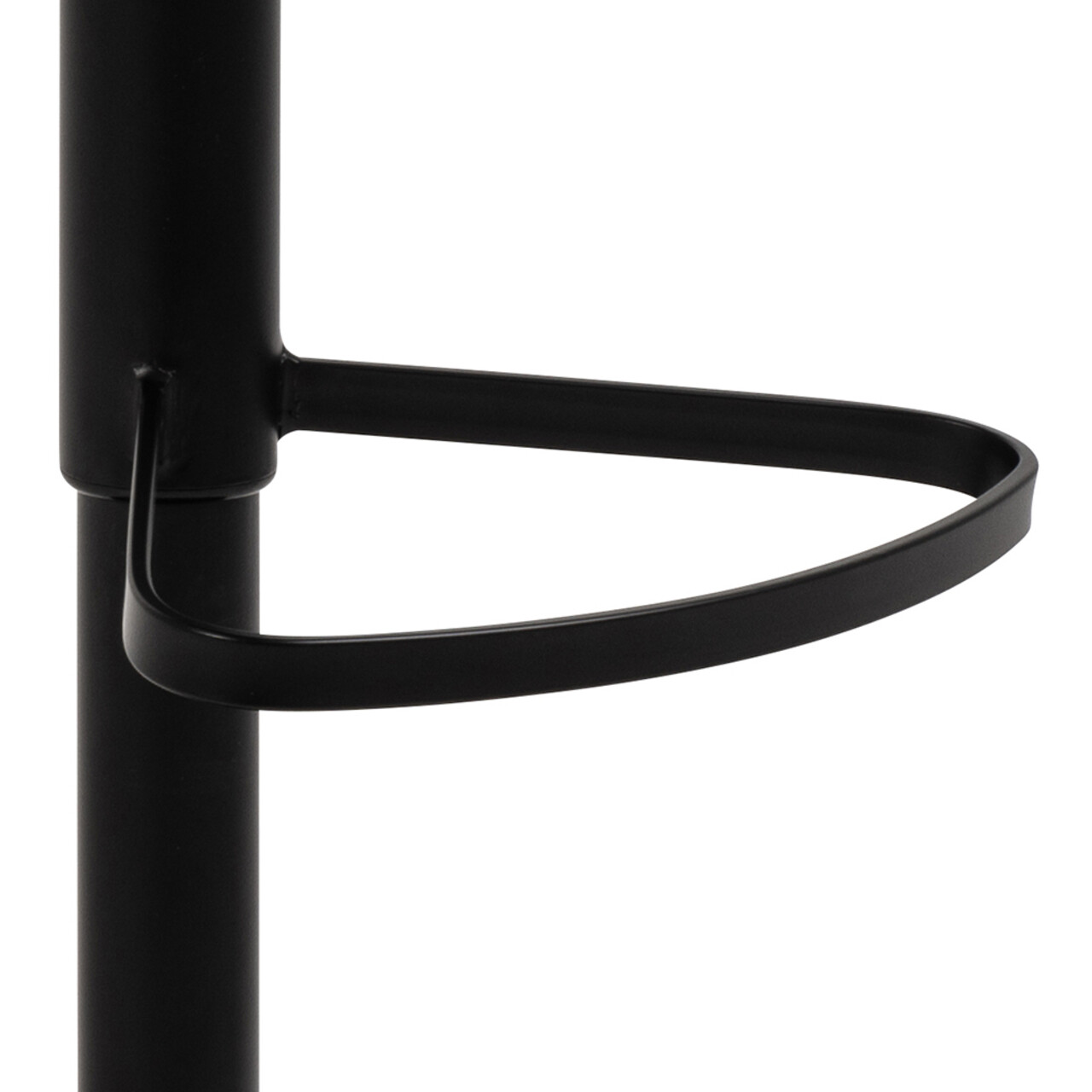Scaun de bar Patricia, Actona, 44x50x109 cm, rotativ, tesatura Boucle/otel, gri - view 4