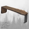 Comoda TV, Massive Design, Calla, 193 x 46 x 40 cm,  lemn de nuc, nuc