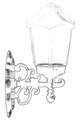 Lampa de exterior, Avonni, 685AVN1299, Plastic ABS, Negru